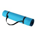 Amazon Basics 0.25 inch Thick TPE Exercise Yoga Mat with Carrying Strap, Aqua