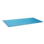 Amazon Basics 0.25 inch Thick TPE Exercise Yoga Mat with Carrying Strap, Aqua