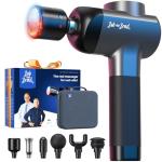 BOB AND BRAD X6 Pro Max Massage Gun with Heat-Cold and Metal Head Therapy, FSA/HSA Eligible, Percussion Deep Tissue Massager Gun for Athletes, Electric Muscle Massage Gun with 6 Replacements