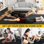 Large Extra Thick Exercise Mat for Home Gym