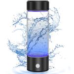 Bntuk Hydrogen Water Bottle, Portable Rechargeable Hydrogen Water Bottle Generator for Home Travel Office Exercise, Black