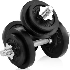 Yes4All 22.7 KG Adjustable Cast Iron Dumbbells