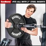 SunHome Smith Machine with Bench and 230LBS BP, 2000LBS Power Cage Squat Rack with Smith Bar, Two LAT Pull-Down Systems, Cable Crossover Machine and and More Cable Attachment for Home Gym