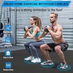 BesWin Large Exercise Mat 8' x 4'(6mm), Extra Thick Workout Mats for Home Gym Flooring, High Density Non-Slip Gym Mats Fitness Mat for Cardio, Weights, Jump Rope, Fitness - Use With or Without Shoes