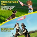 heqxwl Water Bottle Dog Toy for Aggressive Chewers, Cute Squeaky Indestructible Water Bottle Dogs Chew Toys for Medium/Small Dogs Interactive Dog Toys to Exercise and Accompany (Red)