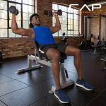 CAP Barbell Deluxe Round Back Weight Bench
