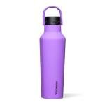 Corkcicle Sport Canteen - Keeps Drinks Cold 25 Hours - Stainless Steel Water Bottle - Triple-Insulated - Spill-Proof - Summer Drinkware Gift - Keeps Drinks Ice Cold - 20 oz - Varsity Purple