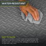 ProsourceFit Puzzle Exercise Mat ½ in, EVA Interlocking Foam Floor Tiles for Home Gym, Mat for Home Workout Equipment, Floor Padding for Kids, Grey, 24 in x 24 in x ½ in, 24 Sq Ft - 6 Tiles