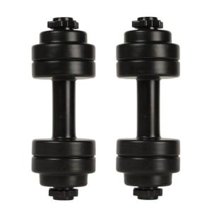 2pcs Dumbbell Shaped Water Bottle Leak Water Bottle for Exercise Yoga Capacity Workout Kettle Odorless Wear-resistant Design