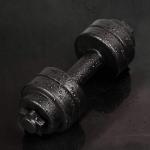 2pcs Dumbbell Shaped Water Bottle Leak Water Bottle for Exercise Yoga Capacity Workout Kettle Odorless Wear-resistant Design