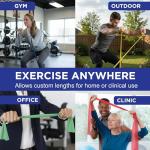 Latex-Free Medium Exercise Bands - Red 25 Yards