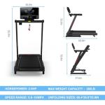 RUNOW Folding Treadmill with Manual Incline System