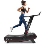 Sunny Health & Fitness Smart Ultra Manual Treadmill, Curved, Non-Motorized, High-Intensity with 8 Levels of Magnetic Resistance - SF-X7110