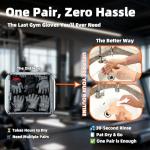 Anti-Callus & Pain Relief Soft Gel Workout Gloves for Men & Women - Honeycomb Ultra Breathable Cushioning Exercise Gloves - Anti-Slip Fitness Gloves for Strength Training, Cycling (Beige, Medium)