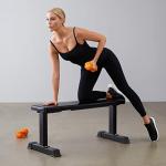 Amazon Basics Neoprene Dumbbell Hand Weights, 6 Pounds, Pair, Orange