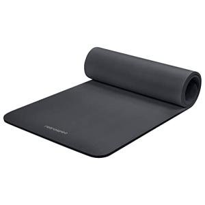 Retrospec Solana Yoga Mat 1/2" Thick w/Nylon Strap for Men & Women - Non Slip Excercise Mat for Yoga, Pilates, Stretching, Floor & Fitness Workouts