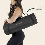 Retrospec Solana Yoga Mat 1/2" Thick w/Nylon Strap for Men & Women - Non Slip Excercise Mat for Yoga, Pilates, Stretching, Floor & Fitness Workouts