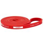 3DActive Pull Up Assist Band - Resistance Band for Strength Training, Powerlifting, Body Stretching, Crossfit - Exercise Guide Included - 10 to 35lbs - Red.