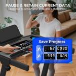 Treadmill with Incline 3-in-1 Portable Treadmills for Home Small, Incline Walking Pad Treadmill with Handle Bar, Walking Pad Foldable with 3.0HP Quiet Brushless, LED Dispay, 300LBS Capacity Black