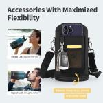 WixByti 64 oz Insulated Water Bottle with Straw (Cold for 48 Hrs), Half Gallon Stainless Steel Triple Wall Vacuum Sports Water Jug, Leakproof Hydro Cup Flask with Straw Spout Lids & DIY Stickers