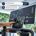 Echelon Summit Stairmill for Home Cardio, 22" LCD Console, 38° Incline, 14–140 Steps/Min, Bluetooth Heart Rate, Wireless Charging, 12 Pre-Programmed Workouts, Compact Quiet Stair Climber Machine