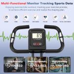 Folding Exercise Bike, SLUNSE 4 IN 1 Foldable Stationary Bike for Home, Indoor Cycling Bike with 16 Level Adjustable Magnetic Resistance, 350LBS Weight Capacity, Soft Seat Backrest For Fitness Workout