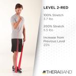 THERABAND 50 Yard Resistance Band Roll - Medium Red