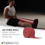 THERABAND 50 Yard Resistance Band Roll - Medium Red