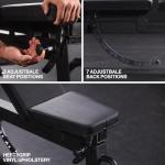 Titan Fitness Performance Series Adjustable Bench, Supports 650 LB Incline, Versatile Utility Bench for Home Gym Weightlifting,Strength Training, Flat, Incline, Upright Positions