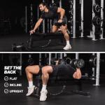 Titan Fitness Performance Series Adjustable Bench, Supports 650 LB Incline, Versatile Utility Bench for Home Gym Weightlifting,Strength Training, Flat, Incline, Upright Positions