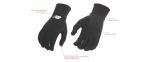 Lightweight Black Running Gloves - Large Size