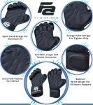 Ventilated Weight Lifting Gloves with Wrist Wraps