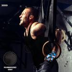 RDX Weight Lifting Gloves Gym Fitness Workout, Anti Slip Padded Palm Elasticated Strength Training Equipment Men Women Half Finger Exercise Bodybuilding Calisthenics Cycling Rowing Climbing