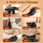 AERLANG Massage Gun Deep Tissue Muscle Massager,Back Massager for Pain Relief,Percussion 6 Heads Massage Tool Handheld Messager with 9 Levels & 4 Modes Christmas Gifts for him her Dad and Mom