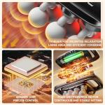 Zpptt Massage Guns Deep Tissue, Neck Massager with 16 Heads, 16-Head Massage Gun Set for Deep Tissue and Back, Shoulders, Legs, Pain Relief