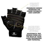 Men's Half Finger Fitness Gloves - Beastmode
