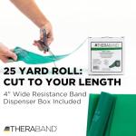Heavy Green Resistance Band Roll for Workouts