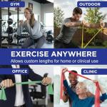 Heavy Green Resistance Band Roll for Workouts