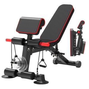 Foldable Adjustable Weight Bench for Home Gym