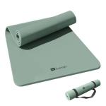 KEEP Non-Slip Large Yoga Mat,Extra Long and Wide Exercise & Fitness Mat( 72"Lx32"Wx7mm Thick) with Free Carrying Strap,Professional TPE Workout Mat for All Types of Yoga, 7mm, Pale Green