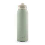 Ello Pop & Fill 32oz Stainless Steel Water Bottle with Quick Fill Technology, Double Walled and Vacuum Insulated Metal, Leak Proof Locking Lid, Sip and Chug, Reusable, BPA Free, Pistachio