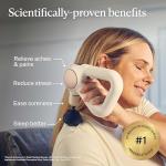 Theragun Sense Percussion Massage Gun - Deep Tissue Personal Massager with Preloaded Breathwork Routines for Stress Relief, Pain Relief & Muscle Soreness in Neck, Back, Leg, Knee, and Shoulder (White)
