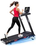 ATEEDGE Auto Incline Treadmill, 20% Incline, 3.0HP, 10 MPH Running Machine, 18.5" Wide Belt, 350 lbs Capacity, Treadmill for Home with Bluetooth App