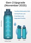 Opard 850ml BPA-Free Sports Water Bottle