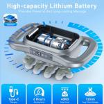 LIDEEYA Upgrade 28 Head Massage Gun Set, Handheld Back Massager Gun Deep Tissue,9 Speeds Electric Percussion Muscle Body Massager for Athletes Neck Shoulder Pain Relief,Gifts for Men Women