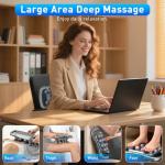 LIDEEYA Upgrade 28 Head Massage Gun Set, Handheld Back Massager Gun Deep Tissue,9 Speeds Electric Percussion Muscle Body Massager for Athletes Neck Shoulder Pain Relief,Gifts for Men Women