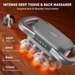 LIDEEYA Upgrade 28 Head Massage Gun Set, Handheld Back Massager Gun Deep Tissue,9 Speeds Electric Percussion Muscle Body Massager for Athletes Neck Shoulder Pain Relief,Gifts for Men Women