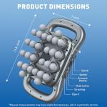 LIDEEYA Upgrade 28 Head Massage Gun Set, Handheld Back Massager Gun Deep Tissue,9 Speeds Electric Percussion Muscle Body Massager for Athletes Neck Shoulder Pain Relief,Gifts for Men Women