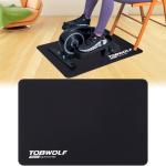 TOBWOLF Non-Slip Workout Mat for Under Desk Ellipticals, Exercise Mat for Ellipse Leg Exerciser Machine, Apply to Foot & Leg Pedal Exerciser for Seniors Fitness, Enhanced Stability & Floor Protection