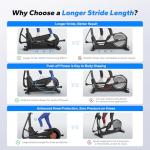 MERACH Elliptical Machine with Quiet Magnetic Drive